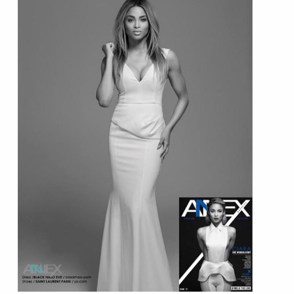 Black Halo EVE Metallic “Wren” Gown - Picture 8 of 8